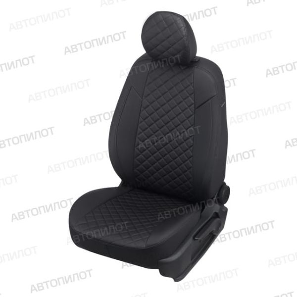 Чехлы Автопилот Экокожа Ромб на Москвич 3 (2022+)