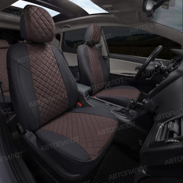 Чехлы Автопилот Экокожа Ромб на Jaecoo J7 (2023+)