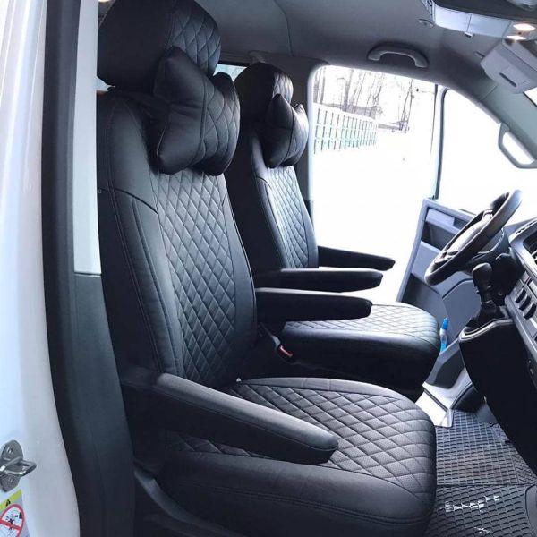 Чехлы Автопилот на Volkswagen Transporter T6 (2 места) с 2015+ Чехлы Автопилот на Volkswagen Transporter T6 (2 места) с 2015+