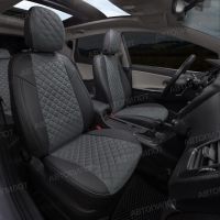 Чехлы Автопилот Алькантара Ромб на Chevrolet Cobalt с 2011+ Чехлы Автопилот Алькантара Ромб на Chevrolet Cobalt с 2011+