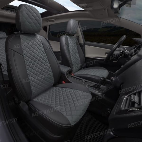 Чехлы Автопилот Алькантара Ромб на Chevrolet Cobalt с 2011+ Чехлы Автопилот Алькантара Ромб на Chevrolet Cobalt с 2011+