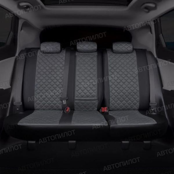 Чехлы Автопилот Алькантара Ромб на Chevrolet Cobalt с 2011+ Чехлы Автопилот Алькантара Ромб на Chevrolet Cobalt с 2011+