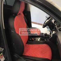 Чехлы Автопилот Алькантара Ромб на Chevrolet Cobalt с 2011+ Чехлы Автопилот Алькантара Ромб на Chevrolet Cobalt с 2011+