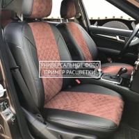 Чехлы Автопилот Алькантара Ромб на Chevrolet Cobalt с 2011+ Чехлы Автопилот Алькантара Ромб на Chevrolet Cobalt с 2011+