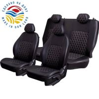 Чехлы Экокожа Турин Ромб на Daewoo Gentra Чехлы Экокожа Турин Ромб на Daewoo Gentra