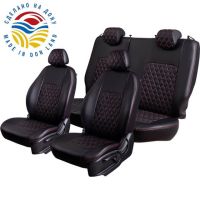 Чехлы Экокожа Турин Ромб на Daewoo Gentra Чехлы Экокожа Турин Ромб на Daewoo Gentra